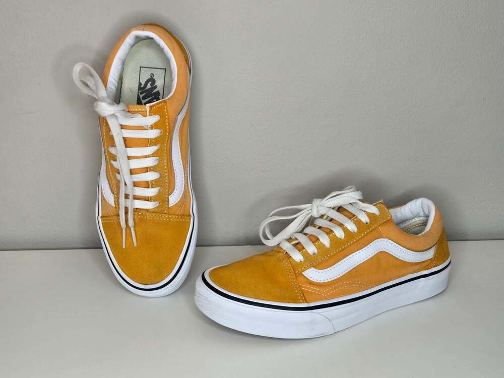 Vans Old Skool Sneakers in Color Theory Golden Yellow